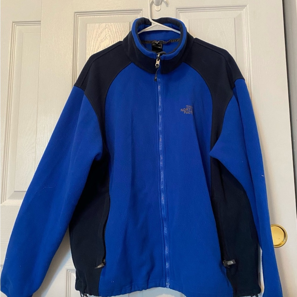 The North Face Men's full zip Retro Denali Blue Jacket